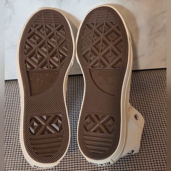 Converse Chuck Taylor All Star Hi Lift Floral Embroidery Women Sneaker Shoes 9 - Picture 7 of 9